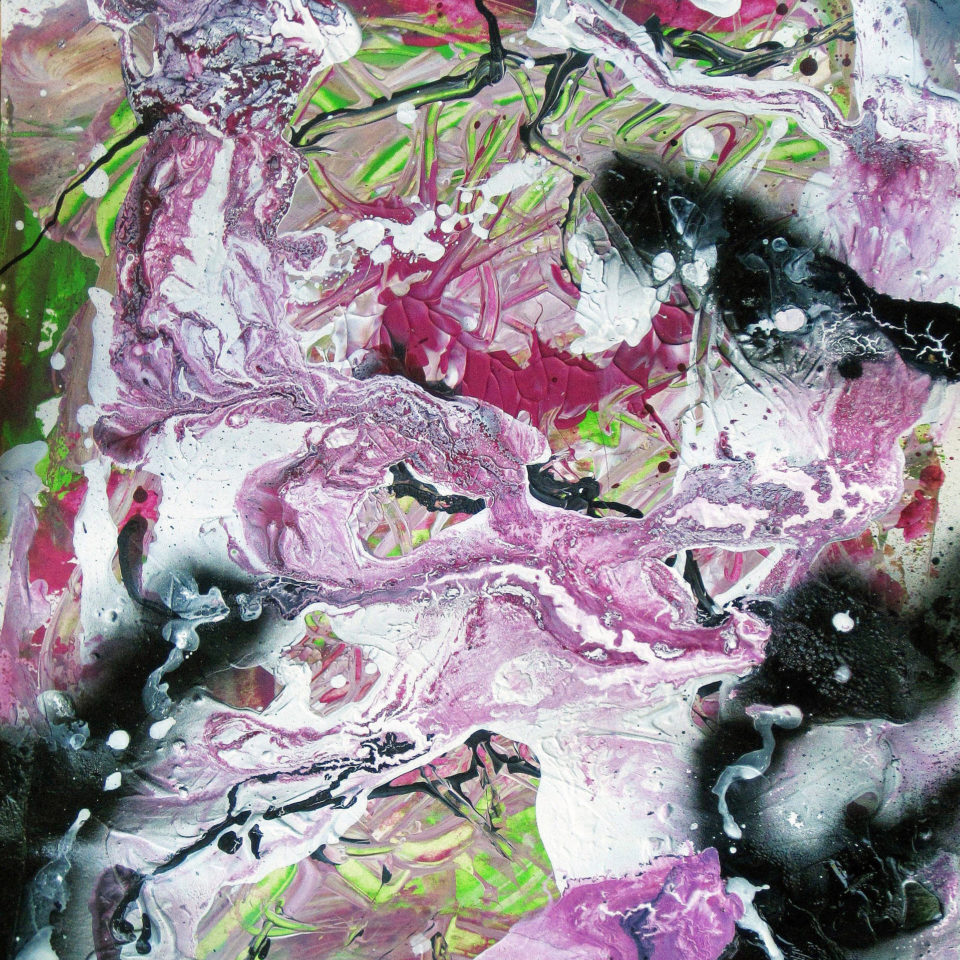 Weiblich, Mischtechnik, 61 x 43 cm